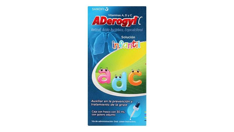 Aderogyl C Infantil 30 mL - Farmacias Klyns