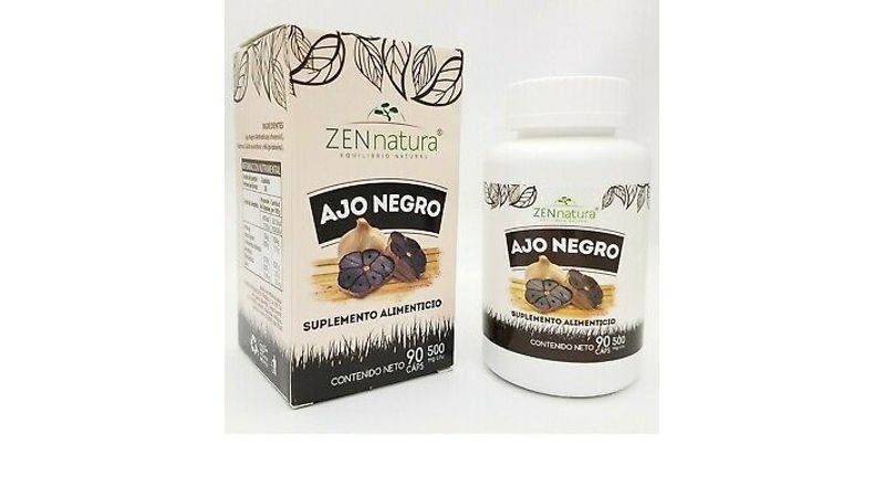 Ajo Negro Zen Natura 90 Capsulas - Farmacias Klyns