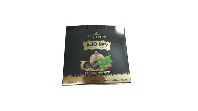 Ajo Rey 500 mg Zen Natura 60 Capsulas - Farmacias Klyns