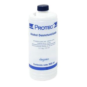 Alcohol Desnaturalizado Degasa 500 mL