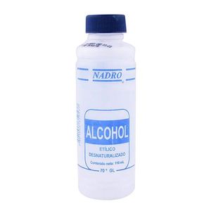 Alcohol Etilico Desnaturalizado 70° Nadro 110 mL