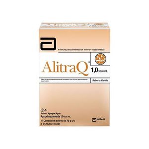AlitraQ Sabor Vainilla 1.0 kcal/mL 76 g 6 Sobres