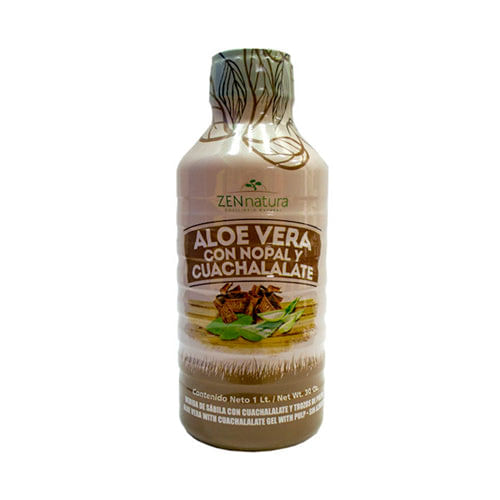 Aloe Vera Con Nopal Y Cuachalate Zen Natura 1 L Farmacias Klyns 7104