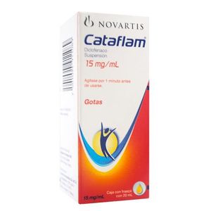 Cataflam Suspension Gotas 15 mg / mL 20 mL