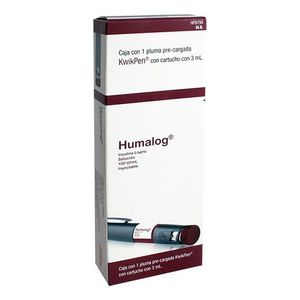 Humalog Solucion 100 UI/mL 1 Pluma 3 mL