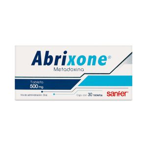 Abrixone 500 mg 30 Tabletas