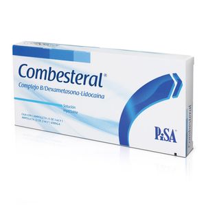Combesteral 4 mg / 30 mg Solucion Inyectable 1 Ampolletas de 1 mL y 1 Ampolleta de 2 mL