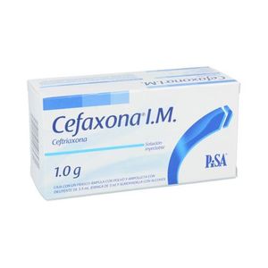 Cefaxona I.M. 1.0 g 1 Ampolleta 3 pack