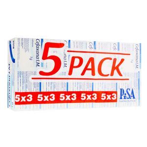 Ampoyeta Cefaxona 5 Pack 5 U