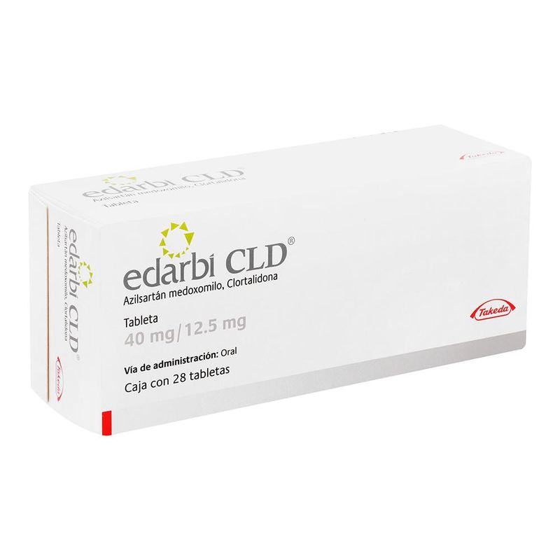 Edarbi CLD 400 mg / 12.5 mg 28 Tabletas Farmacias Klyns