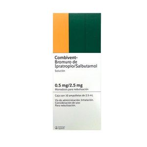Combivent Solucion 0.5 mg / 2.5 mg 10 Ampolletas