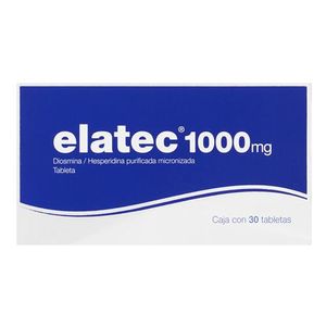 Elatec 1000 mg 30 Tabletas