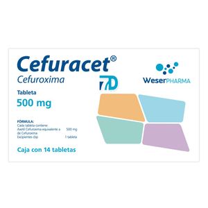 Cefuracet 7D 500 mg 14 Tabletas