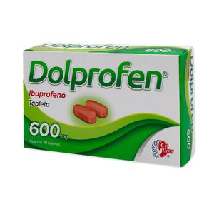 Dolprofen Ibuprofeno 600 mg 10 Tabletas