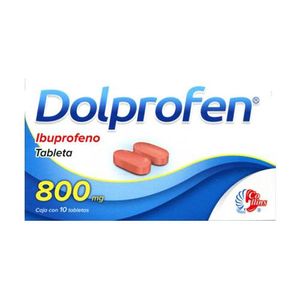 Dolprofen 800 mg  10 Tabletas