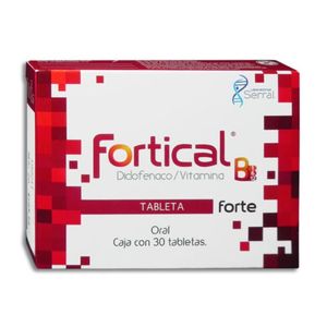 Fortical Diclofenaco Sodico / Complejo B 30 Tabletas