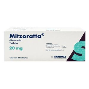 Mitzoratta 20 mg 28 Tabletas