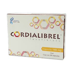 Cordialibrel Fenofibrato 160 mg 30 Capsulas