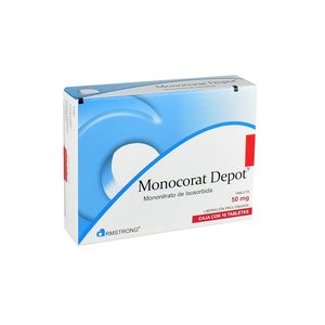 Monocorat Depot 50 mg 10 Tabletas