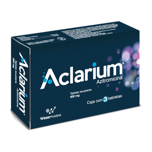 Aclarium 500 mg 3 Tabletas