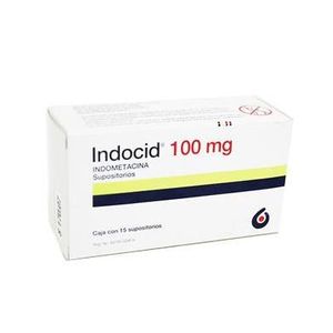 Indocid 100 mg 15 Supositorios