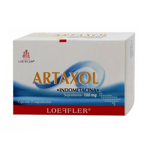 Artaxol Indometacina 100 mg 15 Supositorios