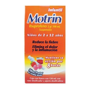 Motrin Suspension Infantil 2 g / 100 mL Frasco con 120 mL