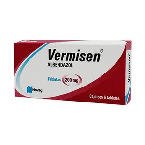 Vermisen Albendazol 200 mg 6 Tabletas