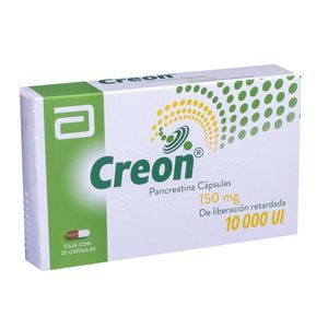 Creon 150 mg / 10 000 UI 20 Capsulas
