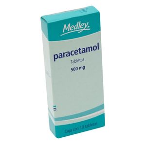 Paracetamol Medley 500 mg 10 Tabletas
