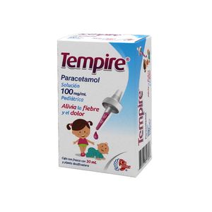 Tempire Solucion Pediatrica Paracetamol 100 mg/mL Frasco con 30 mL
