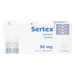Sertex 50 mg 14 Tabletas