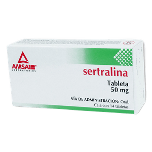Sertralina 50 mg 14 Tabletas
