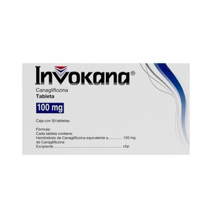 Invokana 100 mg 30 Tabletas