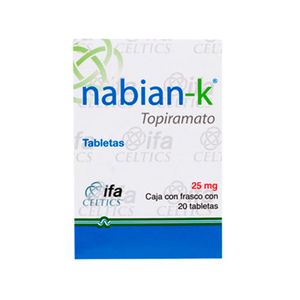 Nabian-K 25 Mg 20 Tabletas