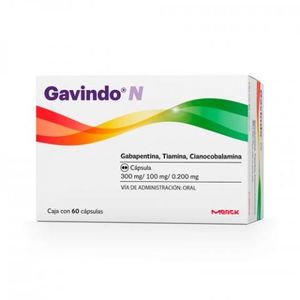 Gavindo N 300 mg / 100 mg  / 0.200 mg 60 Capsulas