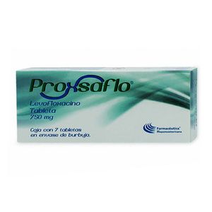 Proxsaflo Levofloxacino 750 mg 7 Tabletas