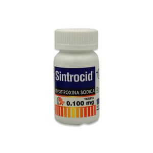 Sintrocid Levotiroxina Sodica 0.100 mg 100 Tableta