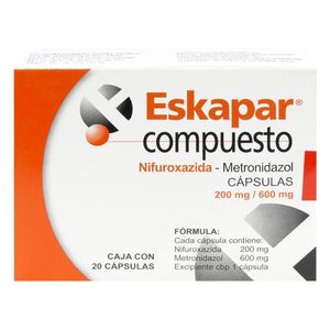 Eskapar 200 mg / 600 mg 20 Capsulas