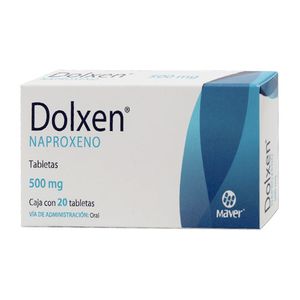 Dolxen Naproxeno 500 mg 20 Tabletas