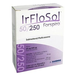 Irflosol Polvo 50 mcg / 250 mcg 60 Dosis