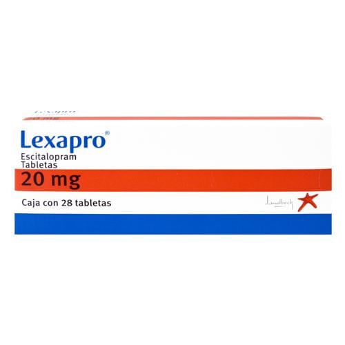 Lexapro 20 Mg 28 Tabletas - Farmacias Klyns