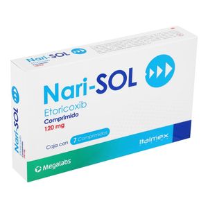 Nari-Sol 120 mg 7 Comprimidos