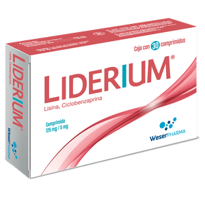 Liderium 125 mg / 5 mg 30 Comprimidos