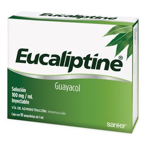 Eucaliptine Solucion Inyectable 100 mg / mL 10 Ampolletas