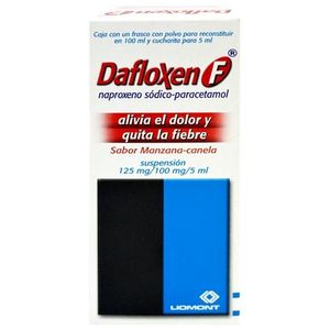Dafloxen F Suspension 125 mg / 100 mg / 5 mL 100 mL