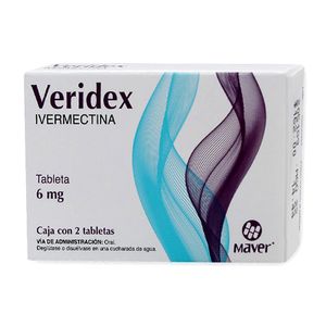 Veridex Ivermectina 6 mg 2 Tabletas