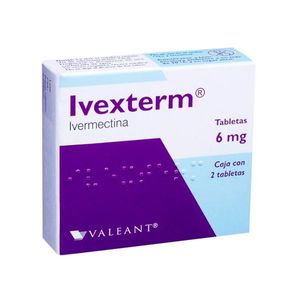 Ivexterm 6 mg 2 Tabletas
