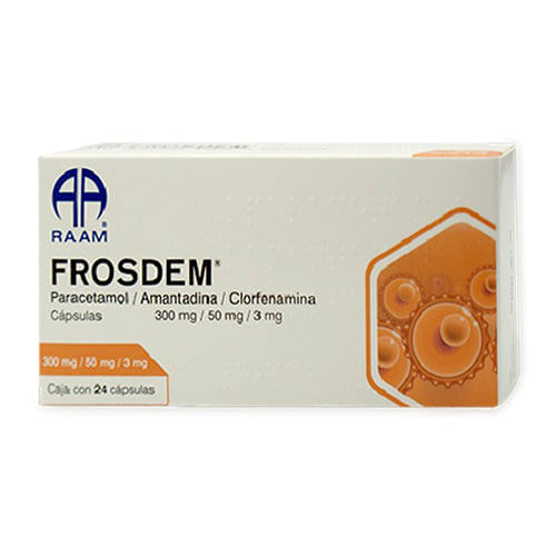 Fronsdem-Paracetamol-300-mg---Amantadina-50-mg---Clorfenamina-3-mg-24-Capsulas