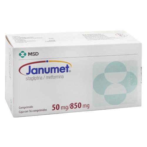 Janumet 50 mg / 850 mg 56 Comprimidos Farmacias Klyns